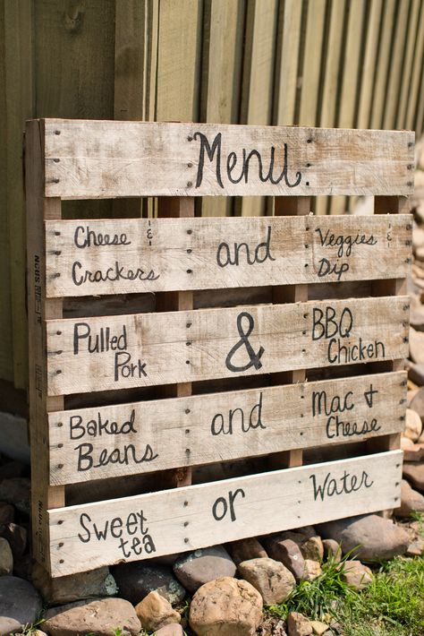 Wooden Menu Sign | Katelyn James Photography | Theknot.com Adult Halloween Party Decorations, Country Party, Barn Dance, Western Party, Western Parties, Adult Halloween Party, Western Theme, Ffa, Graduation Ideas