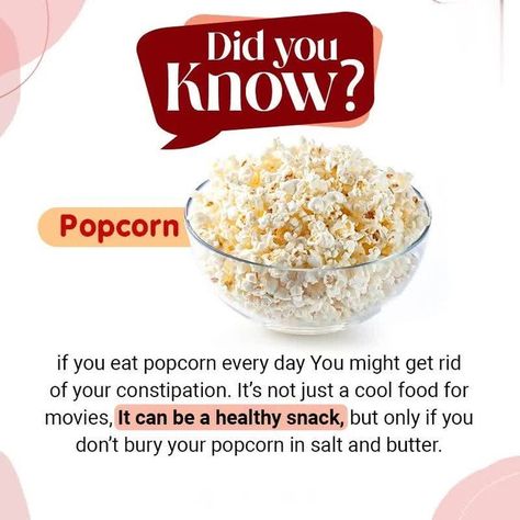 Popcorn Benefits, Food Facts, Blood Circulation, Balanced Diet, Digestive Health, Facts About, Popcorn, Health Benefits, Healthy Snacks