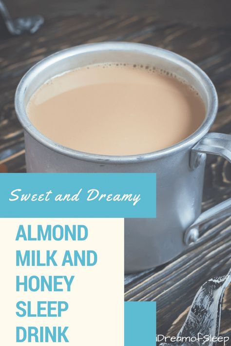 Sweet and Dreamy Warm Almond Milk Sleep Recipe. I found out I was lactose intolerant, but that didn't stop me from having my warm milk to help me sleep. The old fashioned natural remedy for insomnia takes on a different twist. Drink warm almond milk and honey before bed at night to help you sleep. It's one of the best natural remedies for your sleep life! Almond Milk Drinks, Help Me Sleep, Natural Remedies For Insomnia, Sleep Drink, Hot Drinks Recipes, Cinnamon Tea, Natural Sleep Remedies, Lactose Intolerant, Natural Sleep