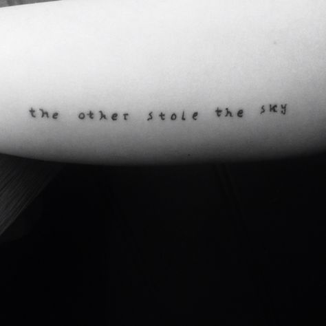 The book thief quote tattoo The Book Thief Tattoo Ideas, The Book Thief Tattoo, Book Thief Tattoo, Thief Tattoo, Thief Quotes, Book Quotes Tattoo, Thief Quote, Literary Tattoo, Science Tattoos