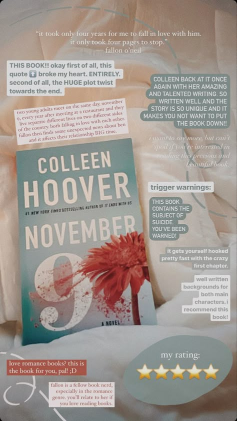 November 9 Review, Order To Read Colleen Hoover Books, Colleen Hoover Book Review, Colleen Hoover November 9, Best Colleen Hoover Books In Order, November 9 Book, Colleen Hoover Books November 9, Colleen Hoover Book, Colleen Hoover Memes