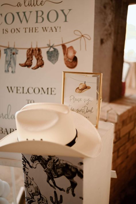 Rodeo Baby Shower, Nicki Baby, Baby Boy Cowboy, Rodeo Baby, Cowboy Baby Shower, Western Baby, Western Babies, Elegant Baby Shower, Baby Shower Party Ideas