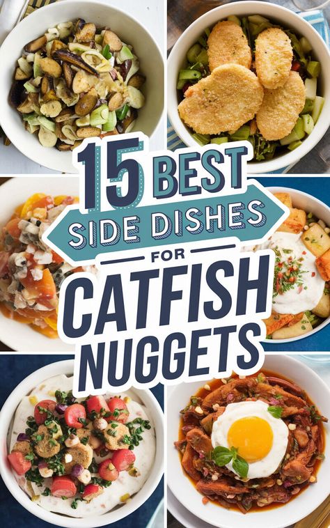 Serve Up a Feast with These Delectable Catfish Nugget Pairings! 🍽️🐟 #catfish #delicious #foodinspo Ways To Cook Catfish, Catfish Sides Dishes, Fish Meal Prep, Catfish Nuggets, Catfish Recipe, Bbq Beans, Catfish Recipes, Elegant Dinners, Honey Glazed Carrots