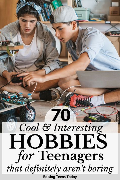 Hobbies For Teen Girls Ideas, Hobbies For Teenagers, Hobbies For Teens, Cool Hobbies, Interesting Hobbies, Homeschooling Teenagers, Teen Projects, Boredom Busters For Kids, Every Teenagers