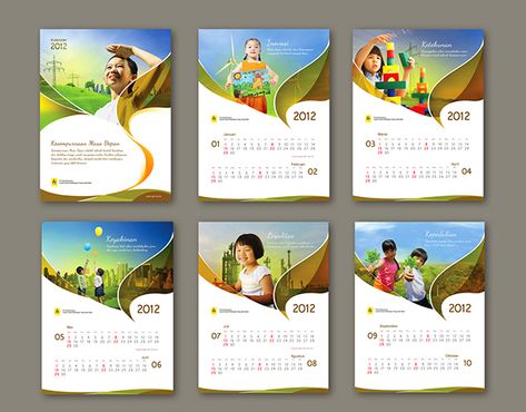 Wall Calendar Design Ideas, Corporate Calendar Design, Desktop Calendar Design, Calendar Design Ideas, Calendars Design, Calendar Design Layout, Company Calendars, Wall Calender, Desk Calendar Template