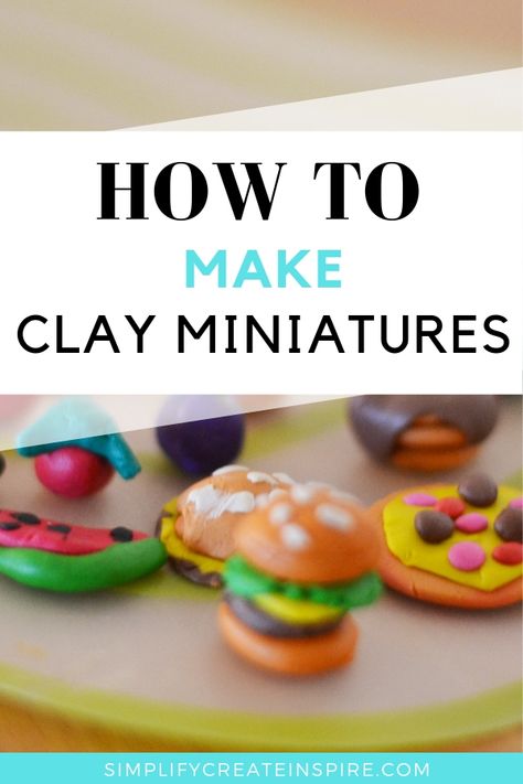 Mini Sculptures Clay, Projects To Do At Home, Sculptures Clay, Mini Sculptures, Bake Clay, Baked Clay, Clay Crafts For Kids, Making Clay, Oven Bake Clay