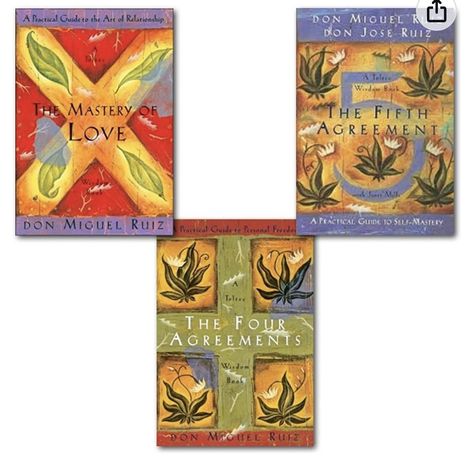 The Four Agreements and this collection is a timeless guide to living an empowered life. Don Miguel Ruiz offers ancient Toltec wisdom and practical strategies to help you navigate today's fast-paced world with clarity and ease. With the help of these four powerful agreements, you can cultivate awareness and peace of mind in all areas of your life. Be remarkable and live an extraordinary life with The Four Agreements! The Fifth Agreement, Fifth Agreement, The Mastery Of Love, Mastery Of Love, Toltec Wisdom, Don Jose, Personal Freedom, The Four Agreements, The Four Loves