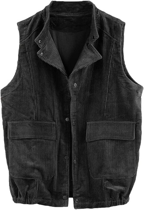 Minibee Women's Corduroy Vest Jacket Vintage Sleeveless Button Down Shirt Coat Lightweight Outerwear Pink L at Amazon Women's Coats Shop Corduroy Vest, Sleeveless Button Down Shirt, Loose Vest, Biker Coat, Outerwear Vest, Down Vest, Jacket Brands, Jacket Vintage, Corduroy Jacket