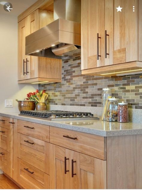 Birch Kitchen Cabinets, Neutral Kitchens, Light Wood Kitchens, Birch Cabinets, Modern Home Decor Kitchen, Maple Kitchen, Neutral Kitchen, Maple Cabinets, New Kitchen Cabinets