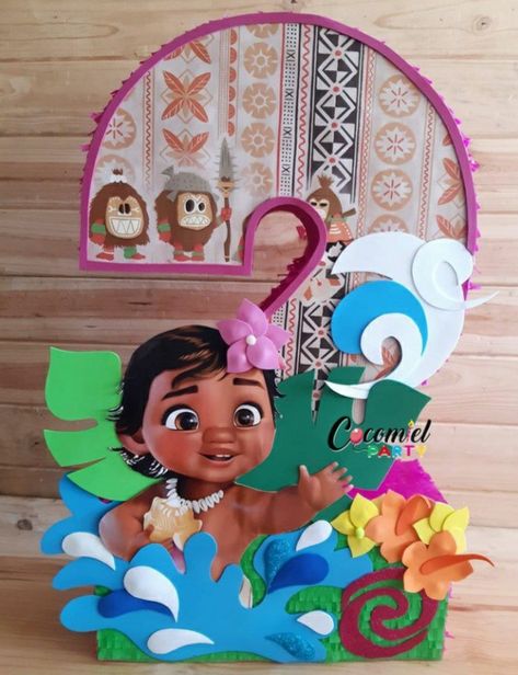 Moana Birthday Party Cake, Moana Theme Birthday, Moana Bebe, Moana Theme, Christmas Classroom Door, Piñata Ideas, Moana Birthday Party, Moana Party