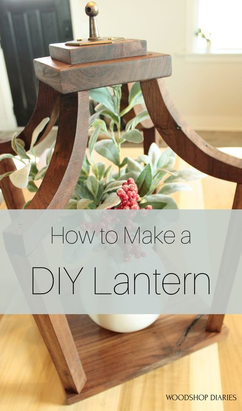 Timber Crafts, Diy Wood Lanterns, Wood Lantern Diy, Diy Wooden Lantern, Wooden Lanterns Diy, Scrap Wood Project, Rustic Wood Lanterns, Handmade Wood Crafts, Wooden Lantern