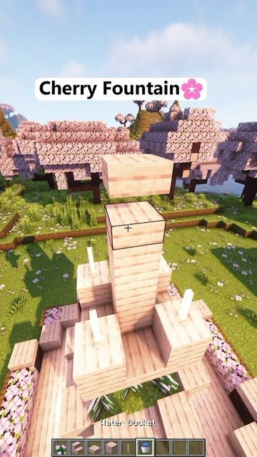 Minecraft Fountain, Your The Best, Minecraft Redstone, Minecraft Inspo, Minecraft Crafts, Minecraft Building, Minecraft Designs, Minecraft Houses, Minecraft