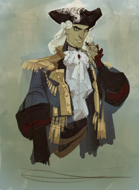 Commodore Norrington, Undead Pirate, Villain Character, Pirate King, Captain Morgan, Leagues Under The Sea, Art Style Inspiration, Pirates Of The Caribbean, Portrait Drawing