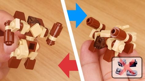 Micro brick easy to build Liger transformer mech - Laizen Lego Mini Robot Instructions, Lego Mini Robot, Lego Robot Easy, Lego Robot Instructions, Lego Christmas Ornaments, Robot Dragon, Nate The Great, Lego Transformers, Lego Micro