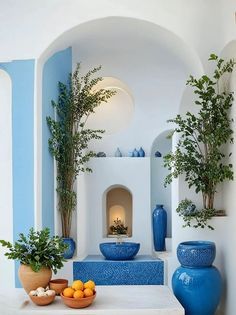 Greek House Interior, Greek Homes, Greece House, Santorini Villas, Santorini House, Mediterranean Interior Design, Greek Decor, Wooden Sofa Set Designs, Mediterranean Interior