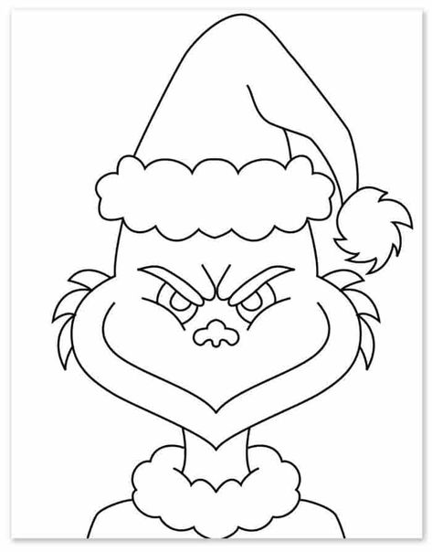 How to Draw the Grinch · Art Projects for Kids Draw The Grinch, Grinch Drawing, Grinch Coloring Pages, Easy Christmas Drawings, Xmas Drawing, Christmas Art Projects, Christmas Coloring Sheets, Grinch Christmas Decorations, Christmas Doodles