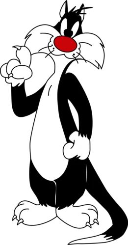 심플한 그림, Sylvester The Cat, Vintage Cartoons, Looney Tunes Characters, Looney Tunes Cartoons, Morning Cartoon, Classic Cartoon Characters, Famous Cartoons, Cat Character