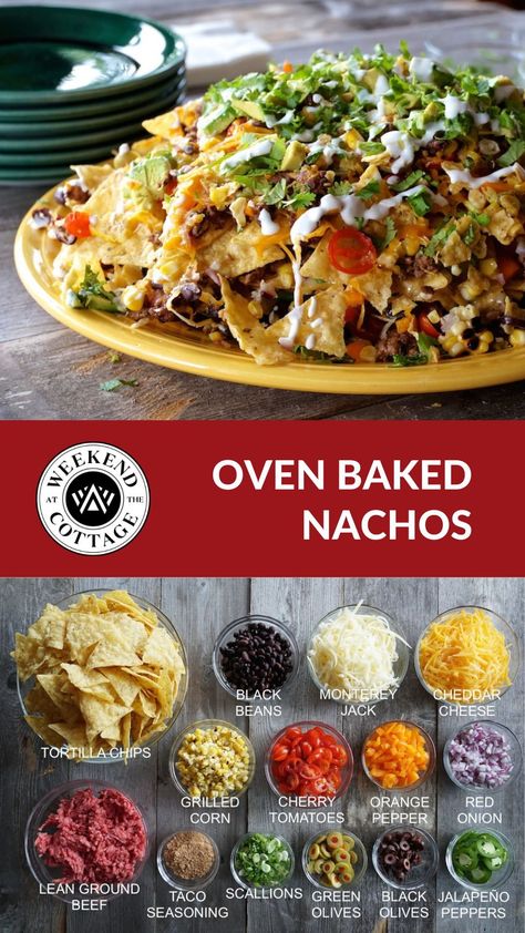 Loaded Tortilla Chips, Nacho Recipe Easy, Loaded Nachos Recipe Beef Tortilla Chips, Nacho Bowl Tortilla Chips, Nacho Dinner Ideas, Easy Nacho Recipes Simple, Mexican Food Nachos, Tortilla Chips Recipe Ideas, Loaded Nachos Recipe Beef Easy