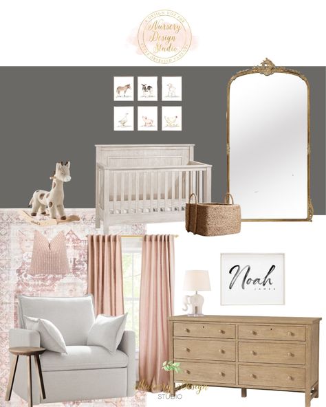 Dusty Blush Long Linen Curtain … curated on LTK Noah Nursery, Neutral Nursery Colors, Nursery Design Board, Warm Grey Walls, Nursery Color, Nursery Color Scheme, Summer Nursery, Gray Nursery, Nursery Style