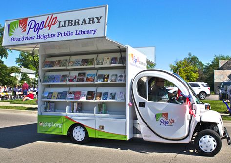 Van Library, Bookmobile Ideas, Car Library, Mobile Bookshop, Mobile Library Bus, Tool Lending Library, Tiny Library, Mobile Library, Social Web