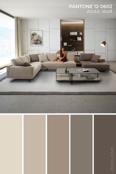 Color Palette Interior Design, Interior Design Instagram, Bedside Table Design, Loft Interior Design, Kitchen Cupboard Designs, Arctic Wolf, Interior House Colors, Beige Living Rooms, House Color Palettes