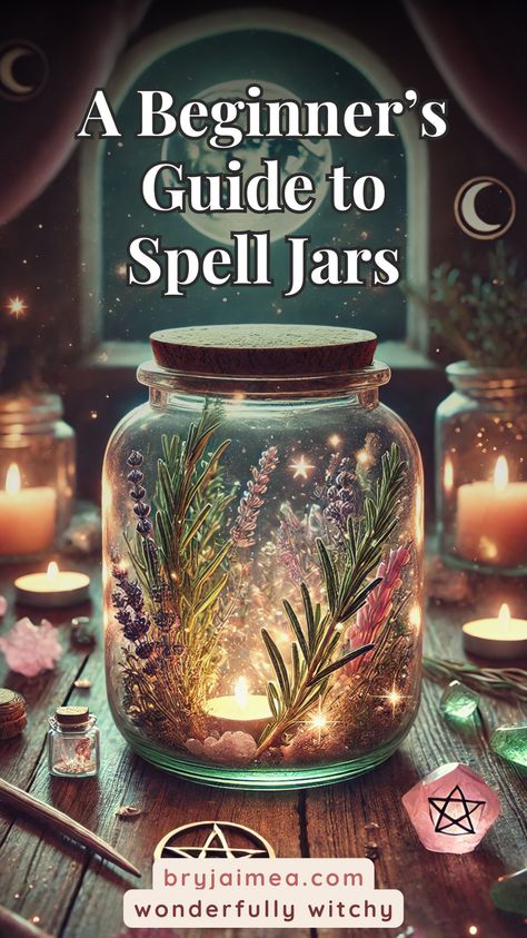 Discover the art of spell jars in this beginner-friendly guide, where you'll learn how to craft and use magical containers to enhance your spellwork. From selecting the right ingredients like herbs, crystals, and symbols to sealing your intentions inside the jar, this article walks you through every step. Whether you're looking for protection, love, or abundance, spell jars offer a simple yet powerful way to focus your magic and bring your desires to life.. How To Reuse Glass Bottles, Witchy Jar Ideas, Jar Spells Witchcraft Protection, Herbs For Spells And Potions, Where To Keep Spell Jars, Safety Spell Jar, How To Make A Witch Ball, Witch Jars Spells Protection, Protection Spells For Someone Else Jar