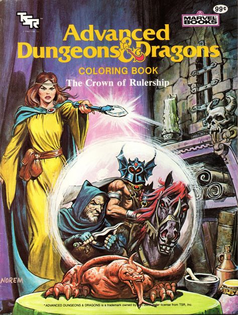 Dungeons And Dragons Books, Marvel Books, Monster Manual, Advanced Dungeons And Dragons, Dark Sun, Vintage Coloring Books, Dungeons And Dragons Art, Book Dragon, Arte Fantasy