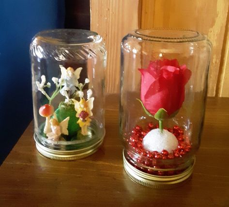 Make Decorations, Jar Flowers, Old Jars, Find Your Niche, Diy Jar, Fairy Jars, Green Craft, Diy Jar Crafts, Diy And Crafts Sewing