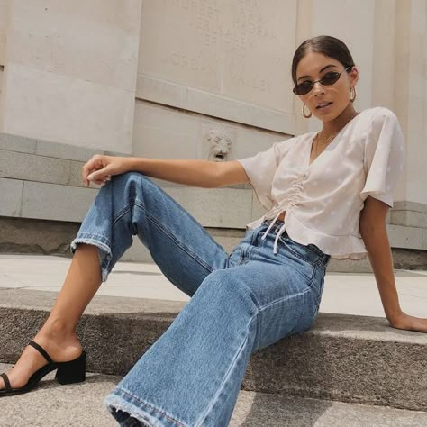 Chic spring outfits #springootd #style Look Jean, Mode Inspo, Soft Grunge, Looks Style, Mode Inspiration, Outfit Casual, Style Outfits, Looks Vintage, Outfits Casuales