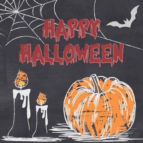 Spooky Chalkboard Art, Art Fixatives, Inexpensive Halloween Decorations, Fall Chalkboard Art, Halloween Chalkboard Art, Halloween Chalkboard, Chalkboard Printables, Chalkboard Drawings, Halloween Facts