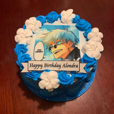 #libra #aesthetic #birthday #gojo #anime #birthdaycake #explorepage Jjk Birthday Cake, Gojo Birthday Cake, Drawing Poems, Poems Wallpaper, Gojo Daddy, Birth Cake, Libra Aesthetic, 17th Birthday Party Ideas, Birth Cakes