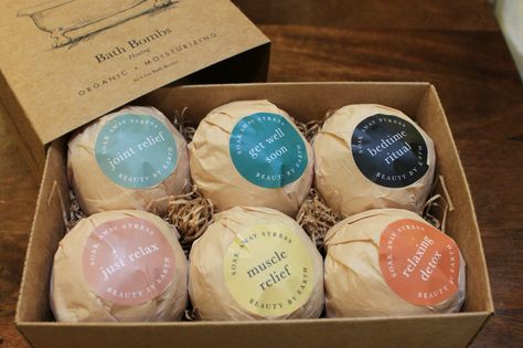 Bath bomb packaging ideas for later Bath Bomb Ideas, Bath Bomb Packaging, Bath Boms, Homemade Bath, Bath Fizzies, Organic Bath Products, Soap Ideas, Homemade Bath Products, Sugar Scrubs