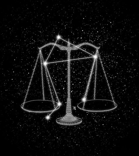 Libra the Scales Libra Scales, Scales Of Justice, Scales, Stars, Black