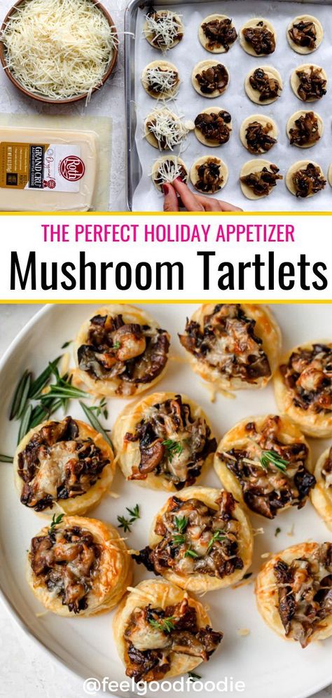 Vegetarian Nibbles Parties, Snack For New Years Party Appetizers, Holiday Food Appetizers, Upside Down Cream Of Mushroom Tartlets, The Best Appetizers Parties Food, Easy Foods To Take To A Party, Finger Food Veggie Appetizers, Snack Ideas For New Years Eve, Gourmet Appetizers Entertaining