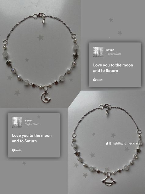 Taylor Swift Present Ideas, Seven By Taylor Swift, Taylor Swift Accessories, Taylor Swift Birthday, Pretty Jewelry Necklaces, Friendship Bracelets Designs, Diy Bracelet Designs, Taylor Swift Videos, Taylor Swift 1989