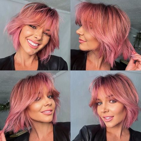 Short Shag Bob, Shaggy Pixie Cut, Shaggy Pixie, Short Choppy Haircuts, Choppy Bob Haircuts, New Short Hairstyles, Bob Cuts, Bob Hairstyles For Thick, Corte Bob