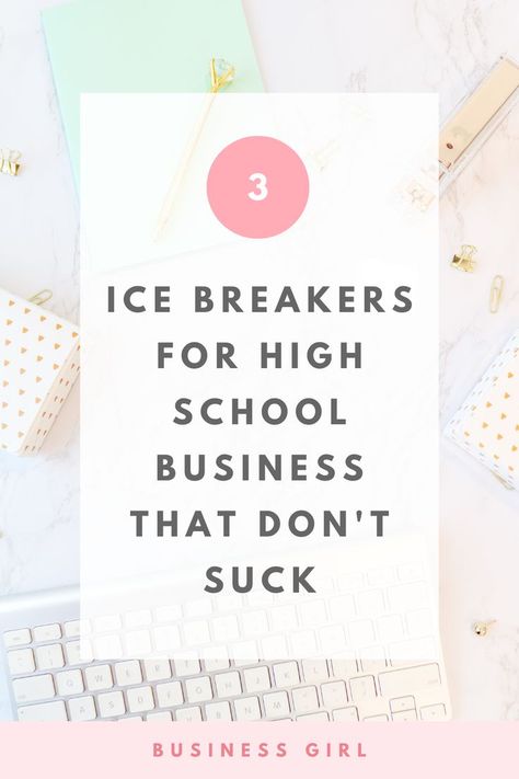 Ice Breakers For High School, Teacher Ice Breakers, Ice Breaker Ideas, High School Ice Breakers, Classroom Icebreakers, Teaching Business, Icebreaker Activities, Icebreakers, Coloring Supplies