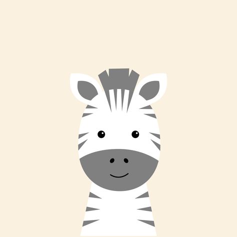 Cute Zebra Illustration, Baby Animals Illustration, Baby Graphic Design, Zebra Cartoon, Zebra Drawing, Zebra Illustration, Baby Animal Nursery Art, Animals Graphic, Baby Room Wall Art