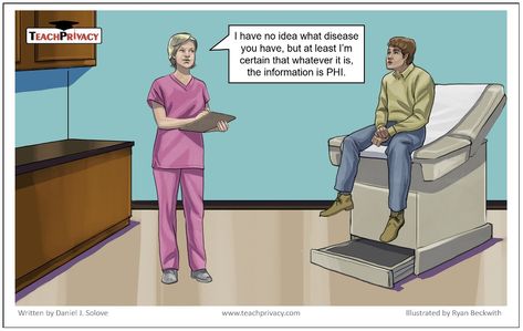 Cartoon HIPAA PHI - TeachPrivacy HIPAA Training 02 Hipaa Humor, Hipaa Training, Health Information, Security Tips, Comic Strip, Best Quotes, Humor, Health, Quotes