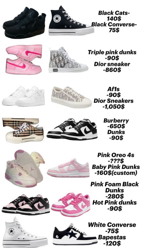 Shoe list and prices Shoes For The First Day Of School, Cheap Good Looking Shoes, Shoes Back To School 2024, Shoes To Get For School 2024, Cute Shoes To Get For School, Shoes You Need For School, Back To School Shoes Ideas, Shoes To Get For Back To School 2024, New Shoes For School