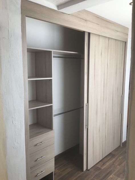 Sliding Door Wardrobe, Bedroom Cupboards, Bedroom Cupboard Designs, Closet Layout, Wardrobe Room, Minimalist Bedroom Design, Bedroom Cabinets, Closet Decor, Bedroom Closet Design