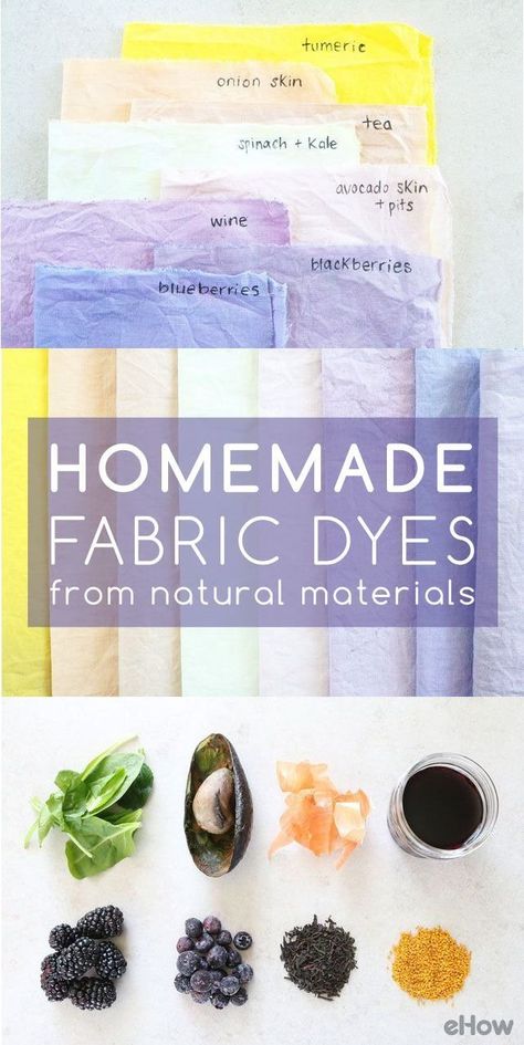 Homemade Fabric Dye. Long before there were chemical dyes, people made homemade dye for fabric using natural plant products. From mulberries for dark purple to Eco Dyeing Fabric, Tinta Natural, Plant Products, Jewelry Homemade, Fabric Dyeing Techniques, Diy Dye, Natural Dye Fabric, Eco Dyeing, Fabric Dye