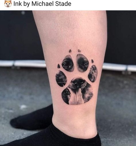 Paw Tattoo Ideas, Wolf Paw Tattoos, Tatoo Dog, Temporary Face Tattoos, Dog Print Tattoo, Dog Memorial Tattoos, Pawprint Tattoo, Dog Paw Tattoo, Paw Tattoo