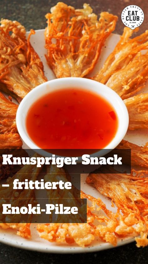 Noch ein kleines optisches Highlight für einen asiatischen Kochabend gesucht? Dann bist du bei den frittierten Enoki genau richtig. Savory Dishes, Thai Food, Thai Recipes, Savoury Dishes, Asian Recipes, Steak, Low Carb, Food And Drink, Snacks