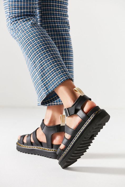 Dr. Martens Blaire Vegan Leather Sandal | Urban Outfitters Doc Sandals, Blaire Sandal, Doc Martens Sandals, Dr Martens Blaire, Dr Martens Sandals, Dr Martens Shoes, Martens Shoes, Classic Leather, Platform Shoes