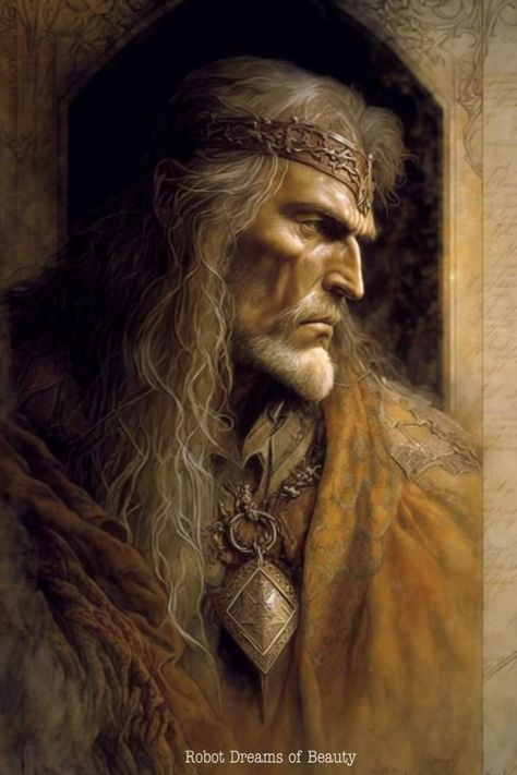 Old King Fantasy Art, Old King Art, Vampire Village, Hero Quest, Npc Ideas, Old King, Dnd Maps, Kings Man, Fantasy Portraits