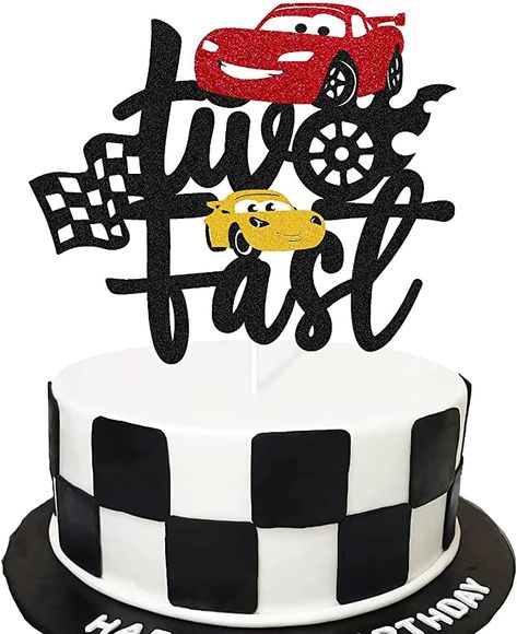 Race Car Party Decorations, Cars Theme Cake, Race Car Cakes, Car Cake Toppers, Baby Shower Cake Decorations, Cars Birthday Cake, Cars Cake, 10 Birthday Cake, Car Birthday Theme