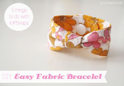 Fabric Cuff Bracelets Diy, Fabric Bracelets Diy, Free Jewelry Making Projects, Cuff Bracelets Diy, Mummy Crafts, Fabric Cuff Bracelet, Fabric Bracelets, Handmade Pins, Easy Diy Jewelry