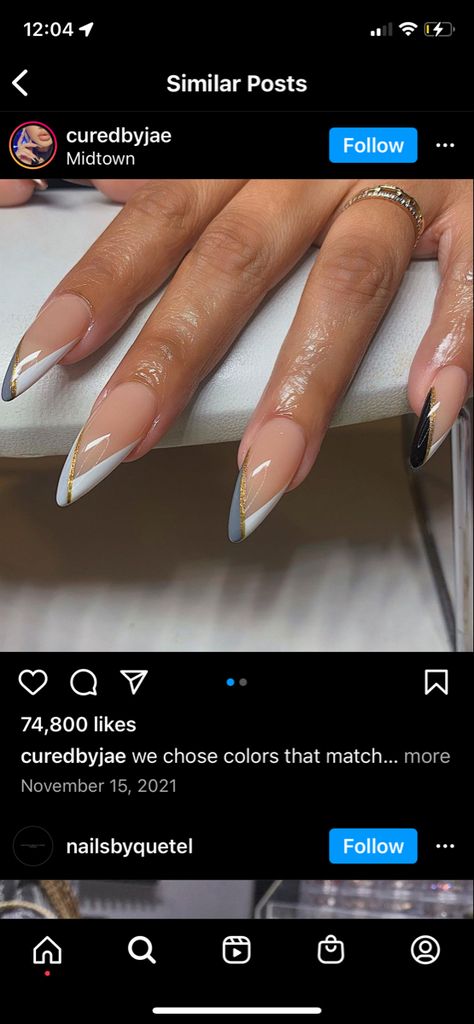 Mail Inspo, Grey Nail Designs, Subtle Nails, Gray Nails, Almond Nails Designs, Almond Acrylic Nails, Almond Nail, Winter Nail Designs, Short Acrylic Nails Designs