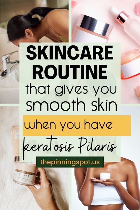 Discover the ultimate skincare routine to combat rough, bumpy skin on face and body. n this post, you'll learn how to combat keratosis pilaris and achieve beautiful, smooth skin. Explore effective products and techniques to address rough, bumpy skin concerns. You'll get a comprehensive skincare routine, natural treatments and products to soothe and transform your skin texture, from facial cleansers to body lotions to address rough, bumpy skin concerns. Bumpy Skin On Face, Textured Skin Remedies, Keratosis Pilaris On Face, Smooth Skin Remedies, Keratosis Pilaris Remedy, Small Bumps On Face, Textured Skin, Skin Bumps, Facial Treatments